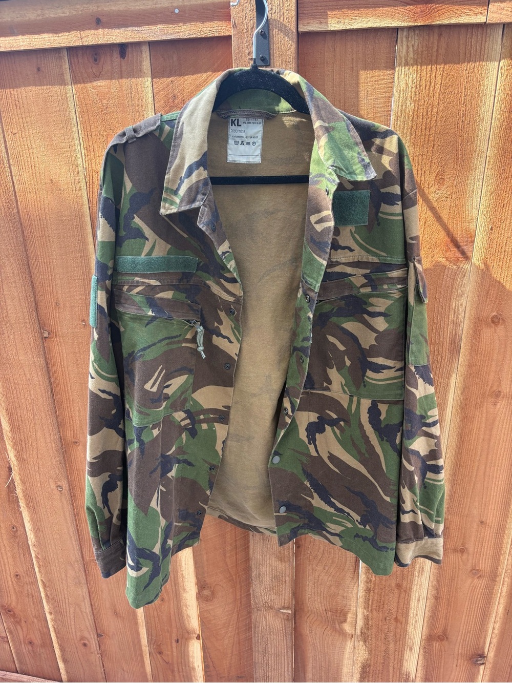 Dutch Army Woodland Camo Field Jacket